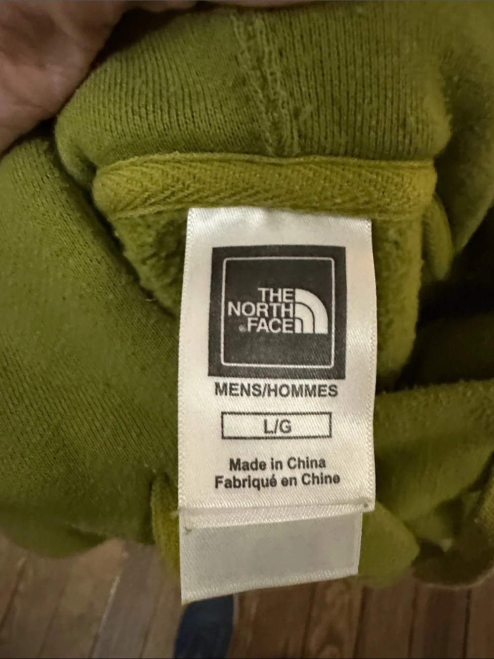 The North Face Men's Olive Green Logo Pullover Hoodie